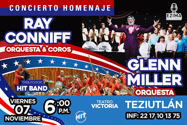 Concierto Homenaje a Ray Conniff y Glenn Miller, Teziutlán